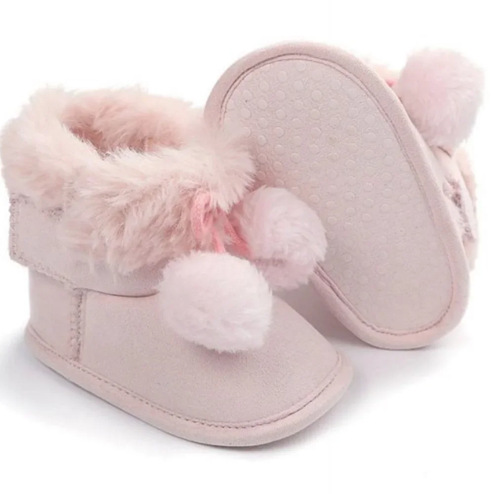 EFINNY Baby Girl Boots Shoes Warm Wool Snow Winter Anti-Slip New With Tags